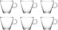 Bormioli Rocco Cappuccino glas Easy Bar 220 ml - 6 stuks Bormioli Rocco Cappuccino glas Easy Bar 220 ml - 6 stuks