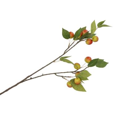 Kunstbloem fruit tak met appels - 76 cm - rood/groen - Kunst zijdebloemen Kunstbloem fruit tak met appels - 76 cm - rood/groen - Kunst zijdebloemen