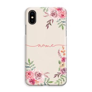 Rozen: iPhone XS Max Volledig Geprint Hoesje