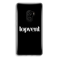 Topvent Zwart: Xiaomi Mi Mix 2 Transparant Hoesje