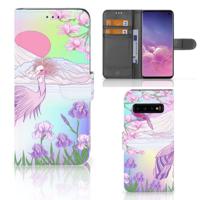 Samsung Galaxy S10 | Telefoonhoesje | Met pasjeshouder | Bird Samsung Galaxy S10 | Telefoonhoesje | Met pasjeshouder | Bird