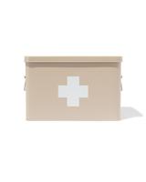 HEMA Medicijnbox Mat Zand 18x31.5x21 (zand) - thumbnail