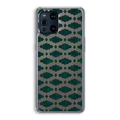 Moroccan tiles: Oppo Find X3 Pro Transparant Hoesje