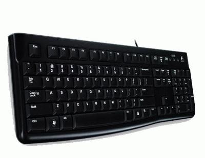 Logitech k120 business style usb keyboard [usb, 104-key, numpad, durable, black]