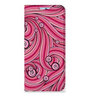 Xiaomi Redmi Note 11/11S Bookcase Swirl Pink