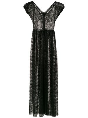 Amir Slama lace long swimsuit - Noir