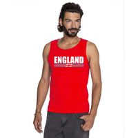 Engeland supporter mouwloos shirt/ tanktop rood heren 2XL  -