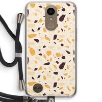 Terrazzo N°13: LG K10 (2017) Transparant Hoesje met koord