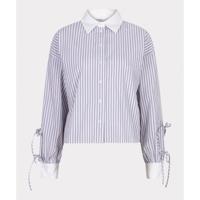 Esqualo - Grijs | Dames | Blouse | Grijs | 42 | regular | Kamst mode