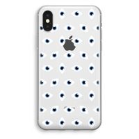 Eyes pattern: iPhone XS Transparant Hoesje