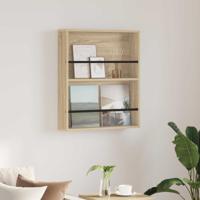 Tijdschrift Rek Sonoma Eiken 60 x 12 x 70 cm Bewerkt hout