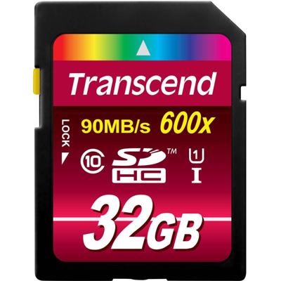 Transcend Ultimate SDHC-kaart 32 GB Class 10, UHS-I