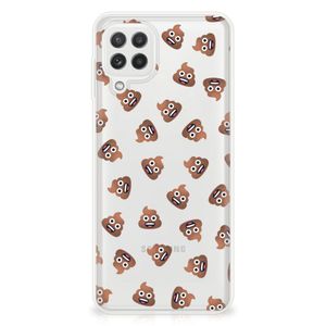 TPU bumper voor Samsung Galaxy A22 4G | M22 Poep Emojis