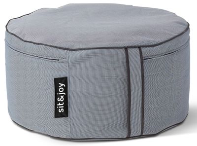 Poef 'Capri' Navy Blue - Blauw - Weerbestendig - Sit&Joy