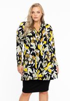 Tuniek wide bottom met plooi SARI 42/44 black - thumbnail