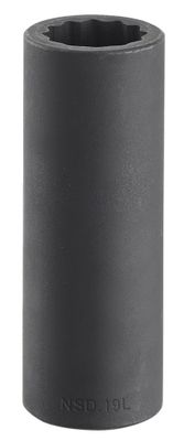 Facom lange impactdop 27 mm 1/2 12 -kant - NSD.27L
