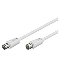 Goobay Coaxial cable, 10m coax-kabel Coaxiaal Wit