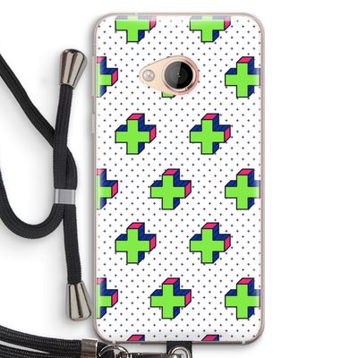 8-bit N°10: HTC U Play Transparant Hoesje met koord