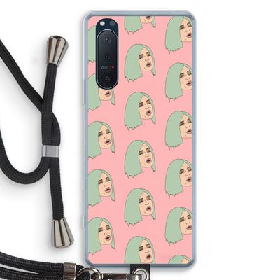 King Kylie: Sony Xperia 5 II Transparant Hoesje met koord