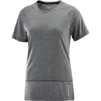 Salomon Cross Run SS Tee dames - GRIJS - Dames - thumbnail