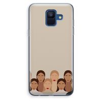 Girls girls girls: Samsung Galaxy A6 (2018) Transparant Hoesje