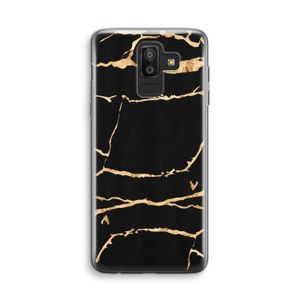 Gouden marmer: Samsung Galaxy J8 (2018) Transparant Hoesje