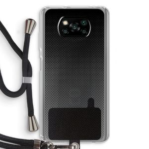 Musketon Halftone: Xiaomi Poco X3 Pro Transparant Hoesje met koord