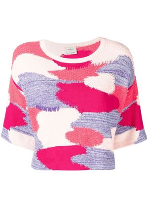 Onefifteen haut en maille à design patchwork - Multicolore