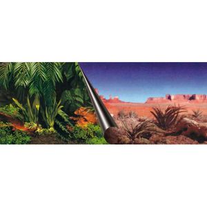 Europet Foto Achterwand Jungle & Dessert 50x120cm