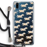 Ponys: Huawei P20 Transparant Hoesje met koord
