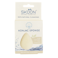 Konjac spons pure bio 1 Stuks