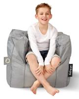 Kinder zitzak stoel 'Poco' Grey - Grijs - Weerbestendig - Sit&Joy
