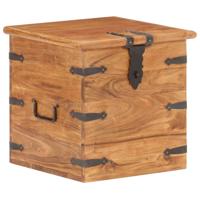 Kist 40x40x40 cm massief acaciahout
