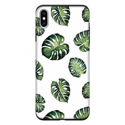 Tropische bladeren: iPhone XS Max Tough Case