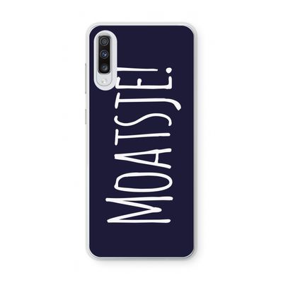 Moatsje!: Samsung Galaxy A70 Transparant Hoesje