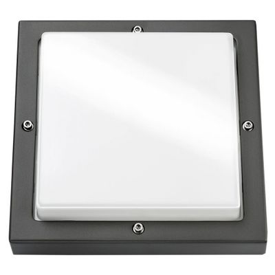 SG lighting LED Bassi 10W 3000K LED grafiet vierkant schemerschakelaar 623188