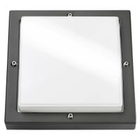 SG lighting LED Bassi 10W 3000K LED grafiet vierkant schemerschakelaar 623188