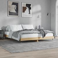 Bedframe zonder matras hout sonoma eikenkleurig 140x200 cm