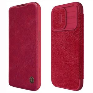 iPhone 15 Pro Max Nillkin Qin Pro Flip Cover - Rood