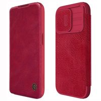 iPhone 15 Pro Max Nillkin Qin Pro Flip Cover - Rood