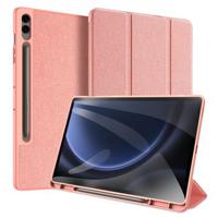 Samsung Galaxy Tab S9 FE+ Dux Ducis Domo Tri-Fold Smart Folio Hoesje - Roze