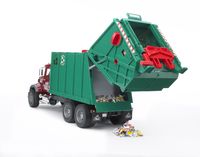 Bruder Mack Granite vuilniswagen - thumbnail