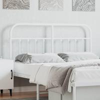 Hoofdbord metaal wit 135 cm