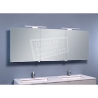 Schulz Large Luxe Spiegelkast met LED Verlichting (160x60x14 cm) - thumbnail
