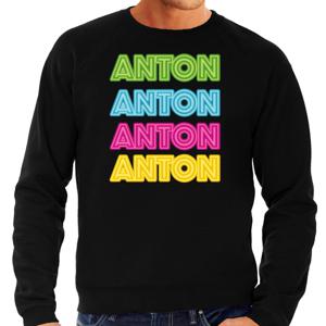 Apres ski sweater voor heren - Anton - zwart - Anton aus tirol - wintersport