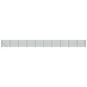 The Living Store Draadgaashekwerk - 1.6 x 25 m - Groen PVC-gecoat - Gegalvaniseerd staal - 75 x 50 mm gaas - 1.5 / 1.9