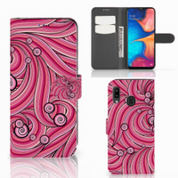 Samsung Galaxy A30 Hoesje Swirl Pink