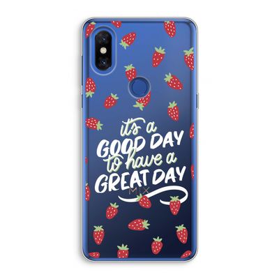 Don't forget to have a great day: Xiaomi Mi Mix 3 Transparant Hoesje
