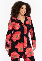 Yoek Lange blazer PETALS | Rood | Maat 46/48 Yoek Lange blazer PETALS | Rood | Maat 46/48
