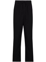 TEKLA pantalon de pyjama droit - Noir